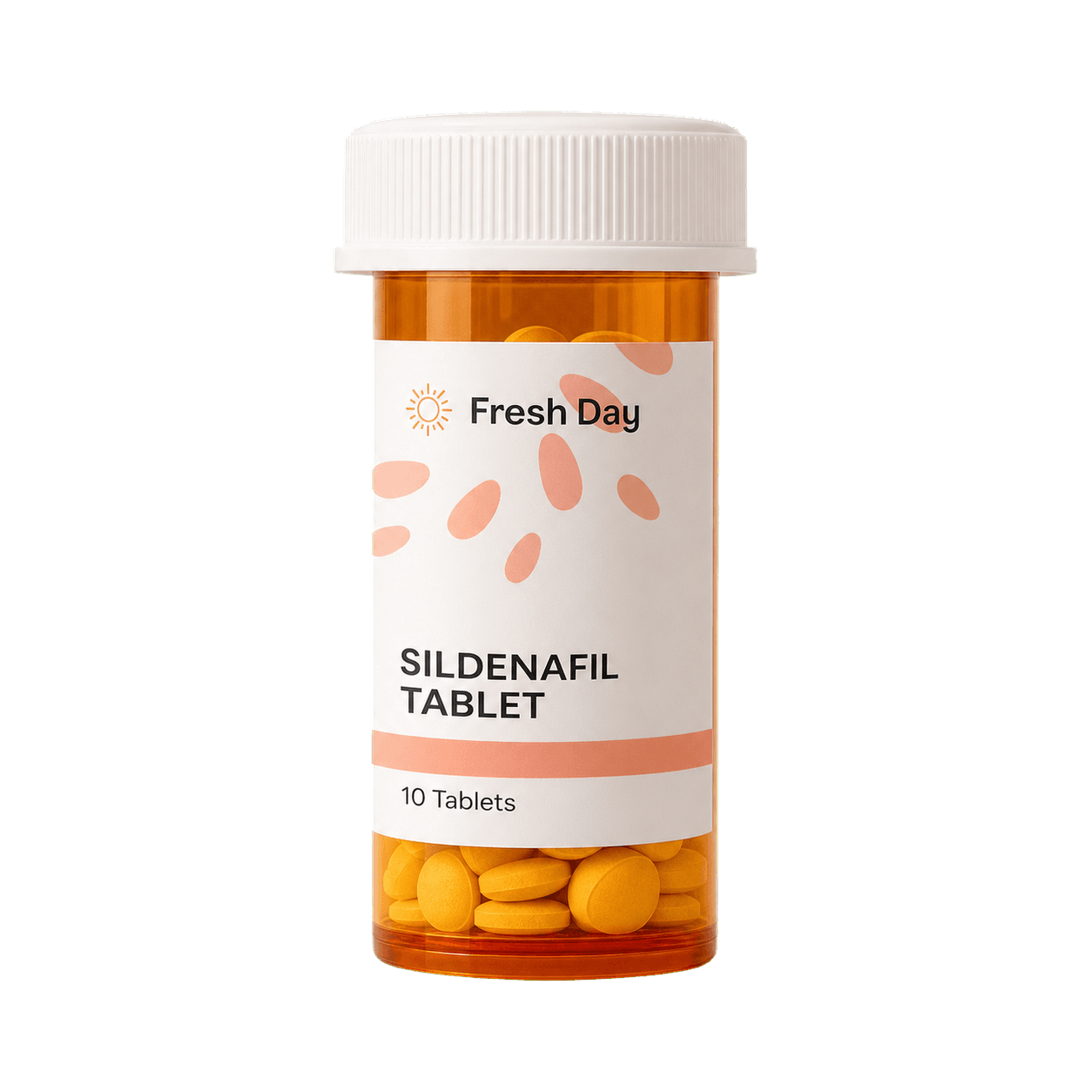 Fresh Day Sildenafil prescription tablet bottle