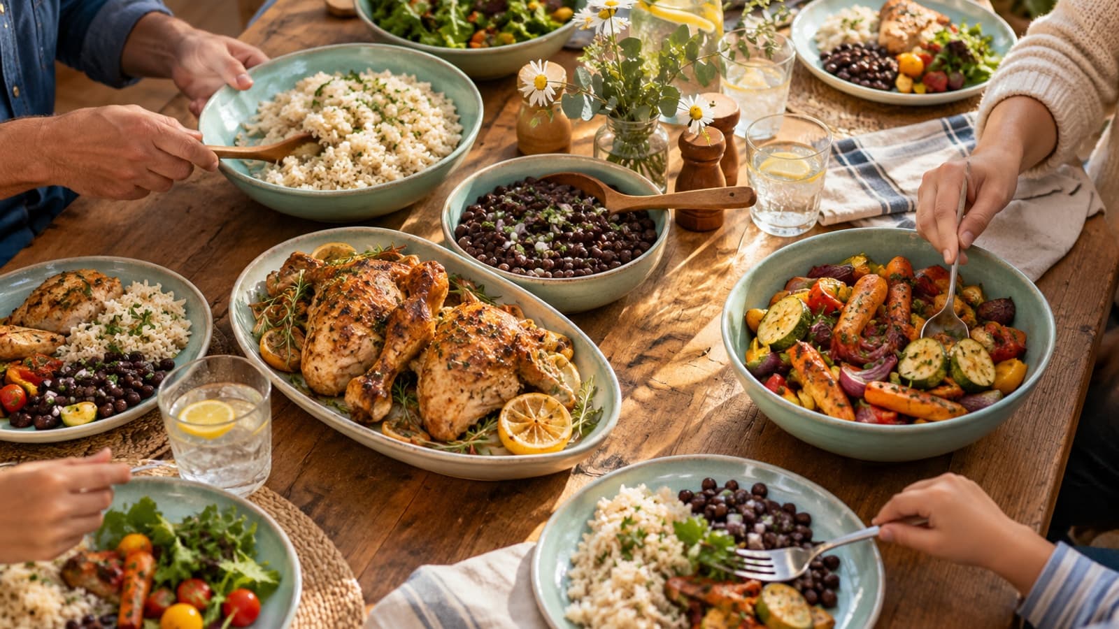 One family dinner, flexible portions: GLP-1 meal ideas