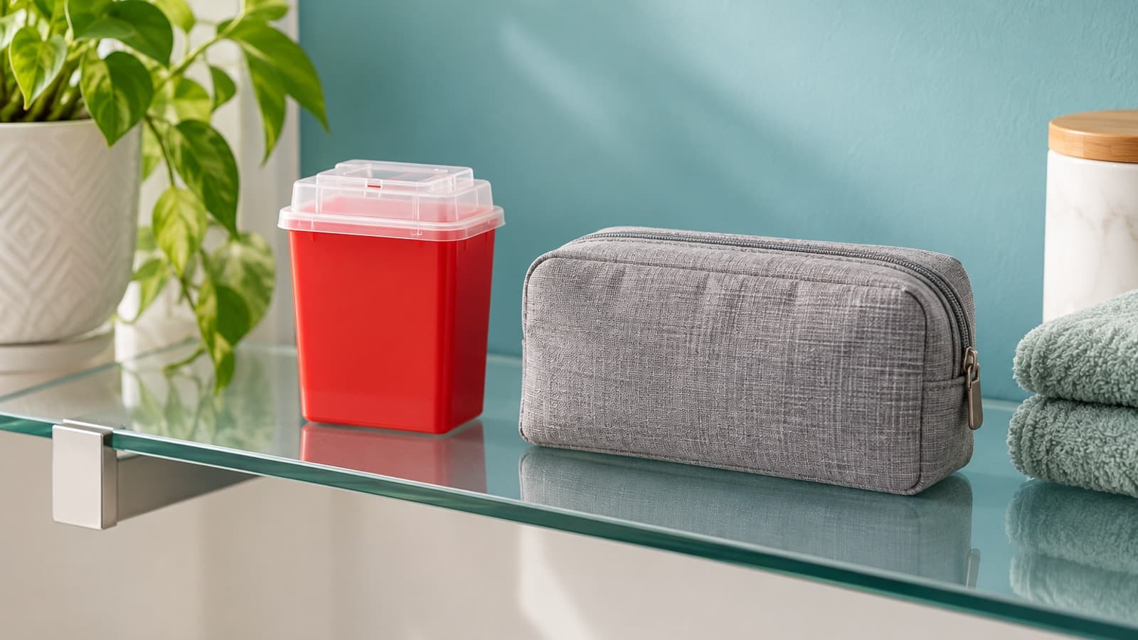 Injection supplies and sharps disposal for GLP-1 users
