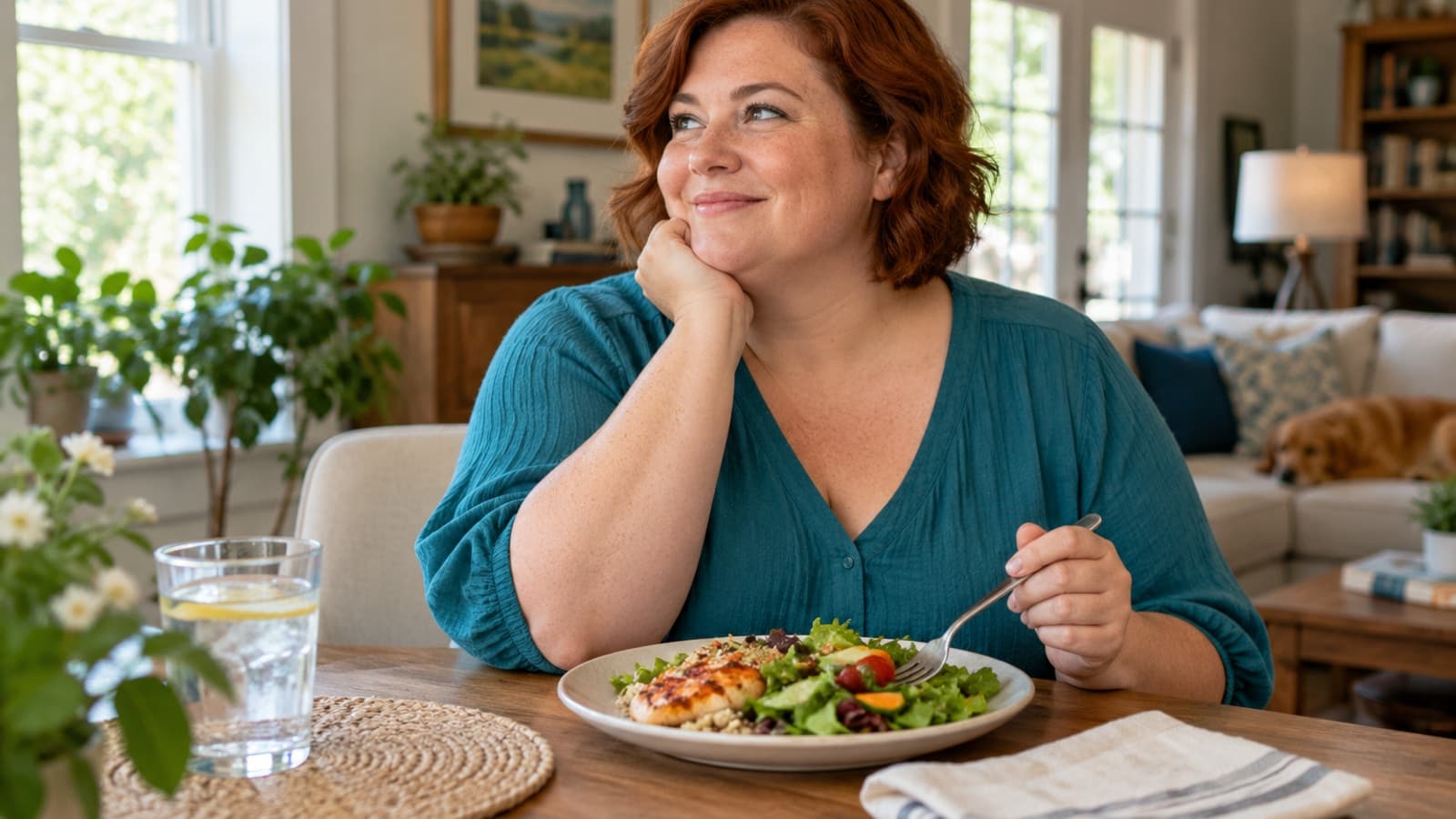 Mindful eating and changing fullness cues on a GLP-1