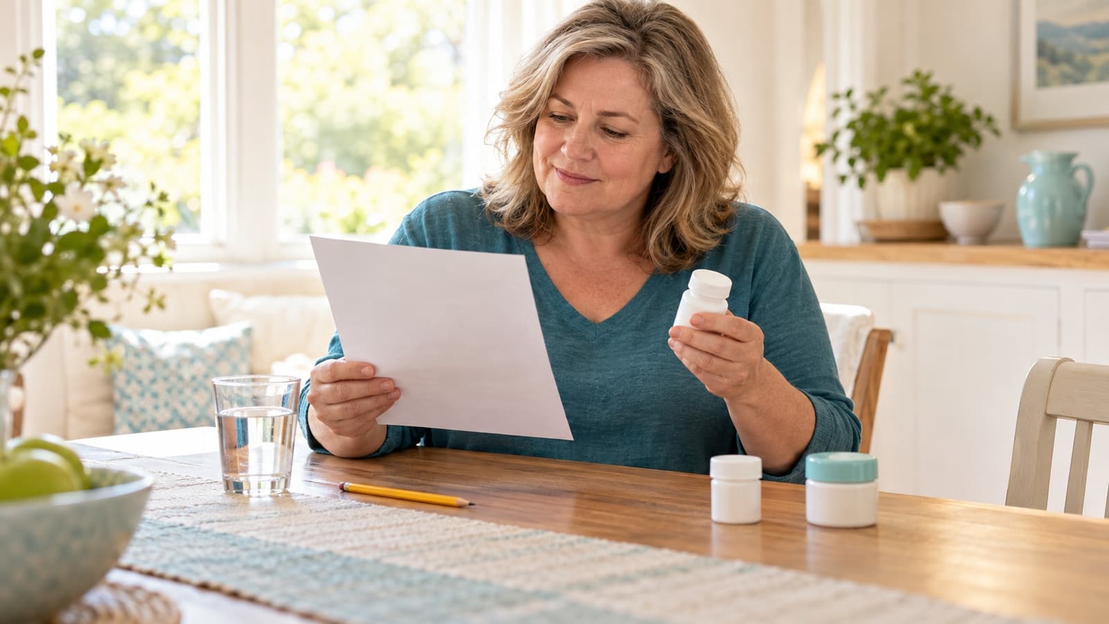 Taking a GLP-1 with several daily pills: organizing the instructions