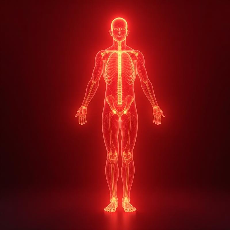 Blood flow increases